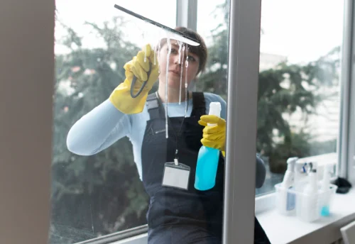 Nettoyage de vitres intérieures et extérieures à Prouilly